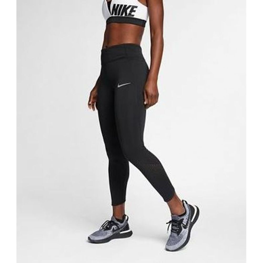 NIKE EPIC LUX TIGHT FIT WORKOUT BLACK  PANTS SZ S